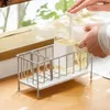 Kitchen Storage Sponge Holder Bathroom Drainer Rack Stainless Steel Soap Sink Caddy ShampooTray Dish Cloth Hanger Accessories