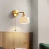 Vägglampor antik badrumsbelysning monterad lampa fåfänga ljus svenhals lampan modern led switch blå