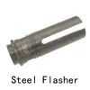 YYGUN Steel Quick Release/Lock Flasher SOCOM556 Flashhidden Airsoft Silencer 5/8X24 Thread Pipe Adapter 135mm/165mm Hidden Sure Fire Suppressor Accessories