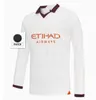 23 24 هالاند لكرة القدم القميص رجل المدن دي بروين 2023 2024 Manchesters Grealish Mahrez Foden Rodrigo Football Shirt Mens Jersey Ederson M.