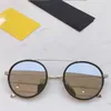 Klassische Sonnenbrille mit ovalem Rahmen 0025 Designer für Damen Freizeit Tourismus Sonnenblende Hochwertige Retro-Reitsonnenbrille für Herren mit Originalverpackung