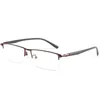 Sunglasses Cubojue 150mm Oversized Men Eyeglasses Frame Reading Glasses Male Anti Blue Light Spectacles Prescription Semi Rimless