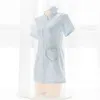 Ani Rollenspel Leuke Gilr Verpleegster Jurk met Hoed Uniform Kostuum Vrouwen Sexy Nachthemd Pamas Outfit Cosplay cosplay