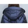 Parkas en duvet pour femmes, manteau à capuche en coton, vestes d'hiver mi-longues, élégantes, rembourrées, épaisses, vêtements d'extérieur Vintage, 2023, 231031