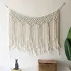 Weihnachtsdekorationen, großer Makramee-Wandbehang, Boho-Wandteppich, gewebt, Bohemian-Wanddekoration über dem Bett, Hochzeit, Weihnachten, Hintergrunddekoration 231030