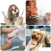 犬のグルーミング犬のグルーミング5pcs/setステンレス鋼のペット犬はさみスーツヘアドレーザーのための美容院