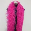 Other Event Party Supplies YOYUE 2 Meters 6 Layer Pink Natural Ostrich Feathers Boa Quality Fluffy Costumes Trim For Party Costume Shawl Available 231031