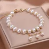 Strand luxe mode perle naturelle pour les femmes personnalité coréenne fille charme bijoux accessoires cadeau