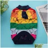 Hondenkleding Hondenkleding Designer Letter Trui Winter Warme Jas Kleding Jas Sweatshirts Luxe Huisdierenkleding Gebreide Bovenkleding Dro Dhzsr