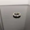 Modeontwerper tiff ring top T Sterling Zilveren Kruis Volledige Diamanten Ring voor Vrouwen CNC Rij Menigte Temperament Veelzijdig Paar