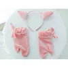 Ani süße Mädchen rosa Little Pig Badeanzug Uniform Kostüm Glocke Quaste rückenfreie Bademode Pool Party Cosplay Kleidung Cosplay