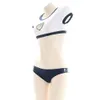 Ani Cute Love Hollow Costume da bagno per studenti Costume da bagno per ragazze della scuola giapponese Uniforme Tentazione Lingerie Cosplay cosplay