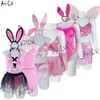 Ani Nieuwe Hot Sweet Girl Pink Bunny Serie Cosplay Uniform Bloem Vlinder Elf Vleugels Temperament Lingerie Outfit Kostuums cosplay