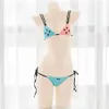 Ani 2022 Girl Beach Costume da bagno bikini carino Unifrom Summer Women Console di gioco Stampa Costumi da bagno Abiti Costumi Cosplay cosplay