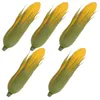 Party Decoration 5 Pcs Simulation Corn Shop Display Ornament Artificial Fake Vegetable Plastic Model