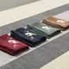 Theeservetten Geborduurde handdoek Chinese stijl Pruimenbloesem Bloemen Wolken Servet Japans katoenlinnen Verdikte doek