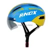 Cycling Helmets Cycling Helmets Rnox Aero Helmet Tt Time Trial Men Women Goggles Race Road Bike With Lens Casco Ciclismo Bicycle Equip Dhlzr