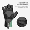 Cycling Gloves Sport Anti-skid Half Finger Absorbing Padded Weight Lifting Outdoor Breathable MTB