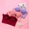 Frauen Tanks Reine Farbe Sexy Versammelt Unterwäsche Außerhalb Tragen Korsett Brust Weste Frauen Mode Ärmellose Bustier Crop Tops R201