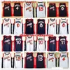 1996 USA Dream Team Basketball Jerseys 15 Hakeem Olajuwon 6 Penny Hardaway 4 Charles Barkley 10 Reggie Miller 8 Scottie Pippen 5 Grant Hill Karl Malone Retro Shirt