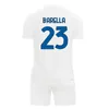 23 24 LAUTARO BARELLA Kit per bambini Maglie da calcio GOSENS J. CORREA LAUTARO ACERBI CALHANOGLU BASTONI DE VRIJ Maglie da calcio per casa 3a casa