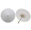 60 pcs Nuptiale De Mariage Parasols Blanc Papier Parapluies Beauté Articles Chinois Mini Artisanat Parapluie Diamètre 60 cm 20 cm 30 cm 40 cm