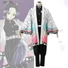 Anime Costumes Demon Slayer Cosplay anime Kimetsu no yaiba znitsu giyu tanjirou Kamado Nezuko cosplay come halloween aldult child Suitsl231101