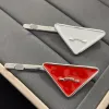 Luxury Brand Hairpin Designer Girls Metal Vintage Triangle Hair Clip Womens Hairs Barrette Hairpins Children Fashion Accessories 2 Colors 925 Silver With Box -3