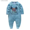 Overalls Kavkas Baby Junge Mädchen Strampler Winter Warme Pyjamas Langarm Cartoon Design Neugeborenen ropa de bebe 0-3 Monate JumpsuitL231101