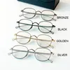 Lunettes de soleil Cadres Petit Rond Designer Titane Optique Lunettes Hommes Qualité Lunettes Cadre Femmes Rétro Vintage Ovale Prescription