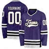 Anpassad ishockey softball tröja skriva ut ditt namn nummer Team Sporttävlingsträning Kläder för män Kvinnor Street Shirt Ice Hockeyice Hockey Jerseys