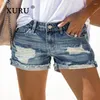 JEANS WOMENS XURU - Europejskie i amerykańskie lato w trudnej sytuacji dla kobiet modne szorty sprzedające umyte K1-888 w wysokim poziomie