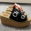 Platform Slides Designer Sandals Woody Slippers Womens Mens Home Shoes TOPDESIGNERS154