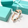 New Fashion T letter Square Bracelet in 18k Gold women men Designer Jewelry TR-0602