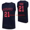 Dayton Flyers College 0 Josh Cunningham Jersey Basketball 1 Kevin Dillard 1 Darrell Davis 21 Dyshawn Pierre 0 Rodney Chatman 스티치 레드 블랙 NCAA