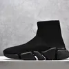 Top masculino e feminino silhueta tornozelo martin designer botas curtas elásticas de malha sola grossa inverno sapatos femininos