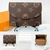 Ballossing M41939 Purs à bandoulière Rosalie Sac Rosalie Brown Flower Femme High Quality Handbag Card Holders