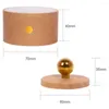 Wall Lamp Wooden Night Dimmable IP20 Desk USB Rechargeable Self-Adhesive LED Light 360°Rotating Magnetic Bedside