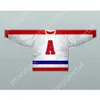 Aangepaste NEW YORK AMERICANS 1940-41 ALTERNATIEVE HOCKEY JERSEY ELKE SPELER OF NUMMER NIEUW Top gestikt S-M-L-XL-XXL-3XL-4XL-5XL-6XL