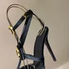 23SS Hausschuhe, Designer-Schuhe, Satin-Schleife, Pumps, Kleidschuhe, Gladiator-Sandalen, kreisförmige Schnalle, Dekoration, Knöchelriemen, Stiletto-Absatz, Damen-Party-Abendschuh