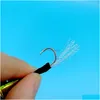 Iscas Iscas Hoofish 10 Pçs / lote Mini Jig Isca Com Único Gancho 5.5G / 35Mm 8 Cores Colher Metal Artificial Iscas Microjigging Pesca Tac Dhbsw