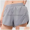 Womens Yoga Outfits High Waist Shorts Exercise Short Pants Fitness Wear Girls Running Elastic Adt Sportswear Drop Delivery Dhg0Q