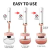 Makeup Brushes Makeup Brush Cleaner Dryer Electric Cosmetic Brush Cleaner Spinner Machine Fast Torkning Automatisk rengöring Makeup Brushes 231031