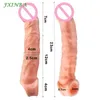 Sex Toy Massager Fxinba Large Penis Sleeve Reusable Comdom Delay Ejaculation Male Dildo Enlargers for Men