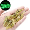 10pcs/partie walut przynęt Krewetki miękka przynęta silikonowa sztuczna przynęta przynęty rakki LURES LURES KARPIENIOWY Z HOAK WYSOKIE