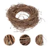 Dekorativa blommor Fall Decor Wood Wreath Ordinary Set Round Rattan Wedding Grape Vines Yamato Smilax