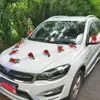 Decorative Flowers Simulation Car Head Flower Wedding Supplies Main Layout Set White European-style Sub-team Full