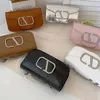 Designer Shoulder Womens Brand Leather Fashion Crossbody Square Bag