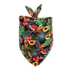 Autres fournitures pour chiens Autres fournitures pour chiens 20 pièces Bandana écharpe Triangar Bavoirs Pet Summer Flamingo Fruit Hawaii pour petit M Gelatocakesho Dhjlx