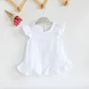 Mädchen Kleider Baby Rock Koreanische Version Puppe Hemd Ärmeln Baumwolle Leinen Qualität kinder Top Mode Vielseitig Mädchen Kleid